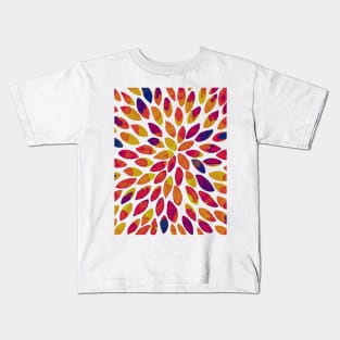 Watercolor brush strokes - multicolor Kids T-Shirt